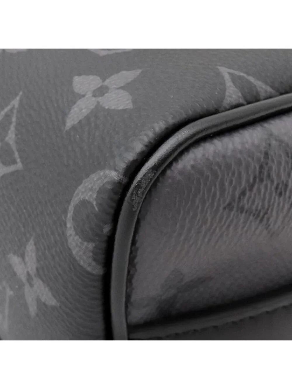Louis Vuitton 2-Way Bag Keepall Bandouliere 25 Leather Monogram Eclipse Reverse